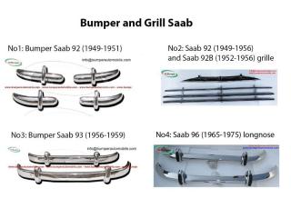 Saab 92 and Saab 92B / 93 / 96 bumpers classic car