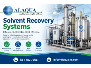 Reliable Solvent Recovery Systems for Chemical Processing Industries