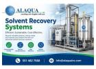 Reliable Solvent Recovery Systems for Chemical Processing Industries