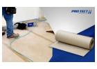 Protect newly installed floors from harm.