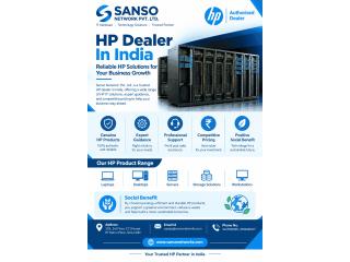 HP Dealer in India – Reliable IT Hardware Solutions by Sanso Network