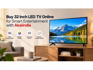 Buy 32 Inch LED TV Online for Smart Entertainment with Akaiindia