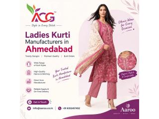 Ladies Kurti Manufacturers in Ahmedabad