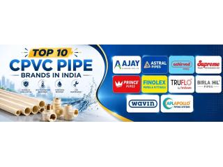 Top 10 CPVC Pipe Brands in India