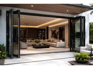 Foldable Glass Door for Flexible and Modern Spaces